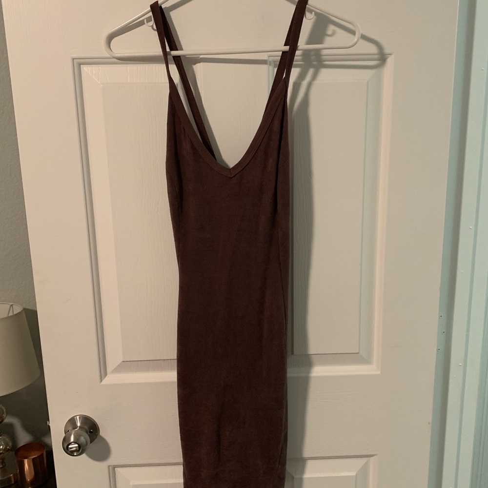 Windsor | Plum Suede Dress